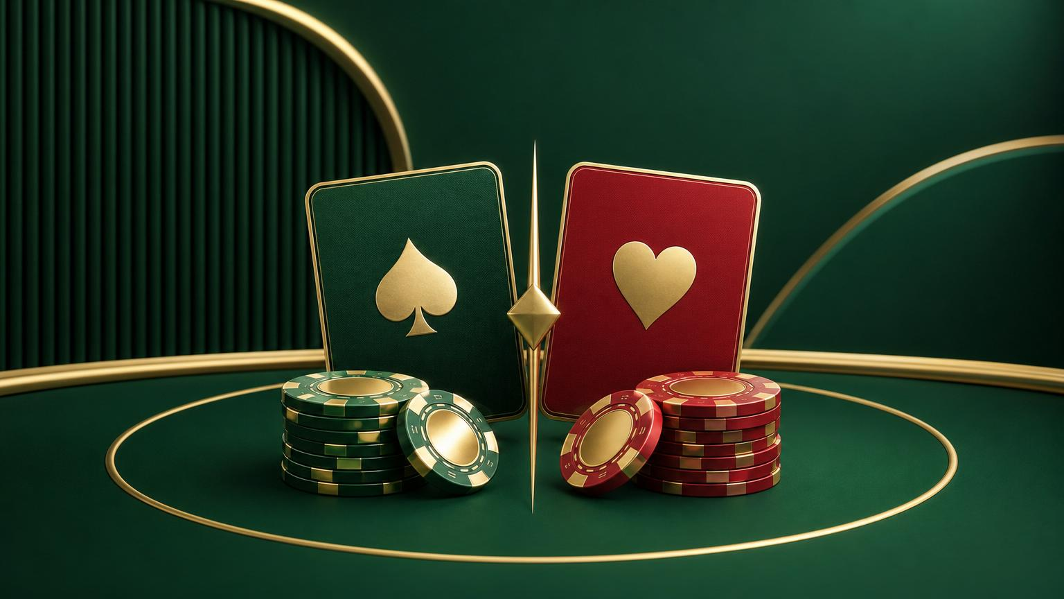 Baccarat gaming table